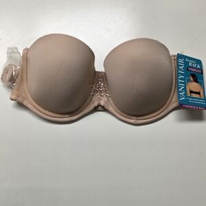 Vanity Fair beauty Back Strapless Convertible Underwire Bra 74380 Size 36B New
